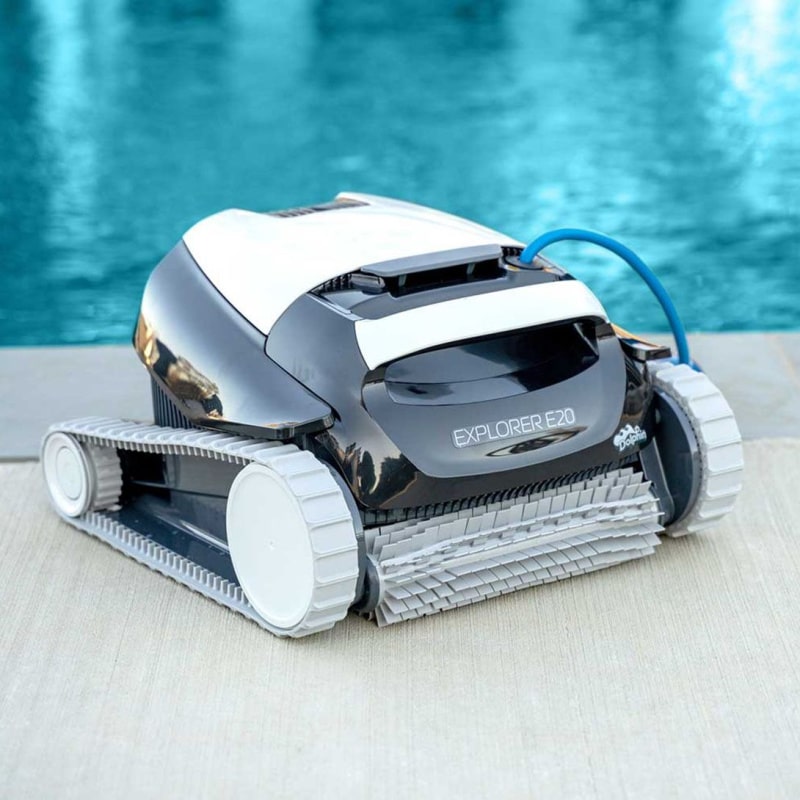 Dolphin Explorer E20 Robotic Pool Cleaner with Wall Climbing, In-ground