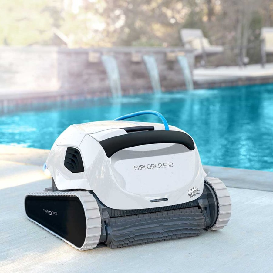 Dolphin Explorer E50 Robotic Pool Cleaner with Wall Climbing, In-Ground