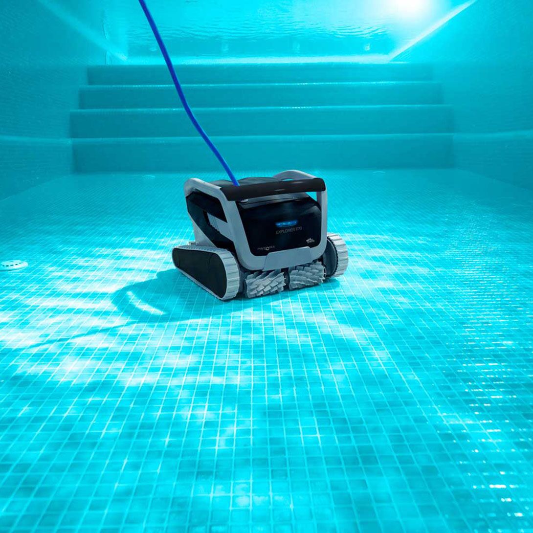 Dolphin Explorer E70 Robotic Pool Cleaner, Wall Climbing and App Control, In-Ground